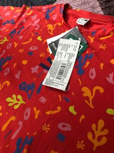 Puma Red Graphic Print T-Shirt