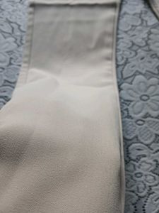 Vintage Beige High-Waisted Pants