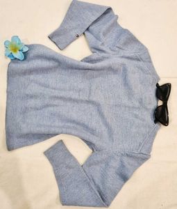 Light Blue Tommy Hilfiger Winter Knit Sweater