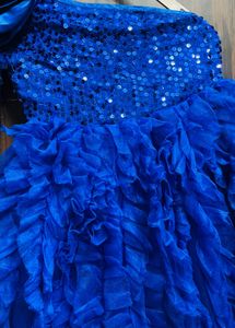 Stunning Blue Sequin Gown