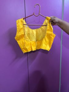 Stunning Yellow Silk Blouse