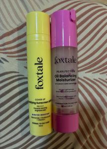 Foxtale Sunscreen & Moisturizer Duo ☀️