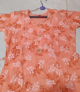 Floral Print Tunic Top