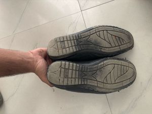 Men's Black Leather Loafers