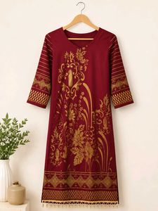 Maroon kurta set