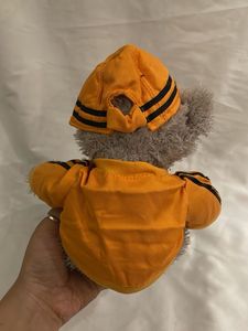 Cute Teddy Bear with Orange Outfit