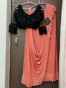 ReadymadeDesigner Saree with Blouse