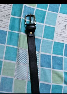 Classic Black Leather Belt