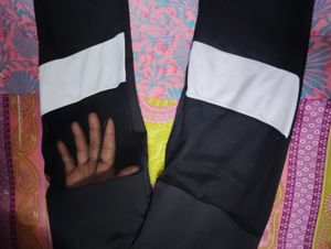 Gym Thighs Black &amp; White Panel Leggings