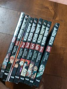 Jjjk Jujutsu Kaisen Manga 0-8, 9 Books