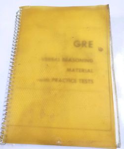 GRE Verbal Reasoning Material old stock