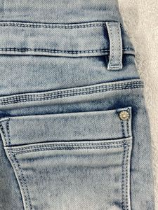 Girl's Embellished Denim Bottom Wear