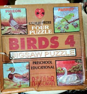 Birds Jigsaw Puzzle Game For Kids