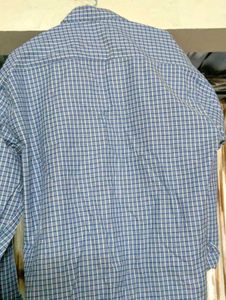 Classic Blue Checked Men's Shirt