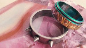 Spiked Ring & Spinner Rin