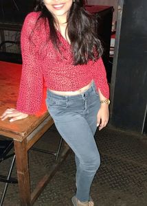 Red Leopard Print Blouse