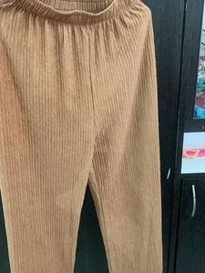 Casual Textured T-Shirt &amp; Pants- Co-ord Set