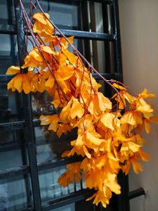 Vibrant Orange Artificial Flower Sprigs