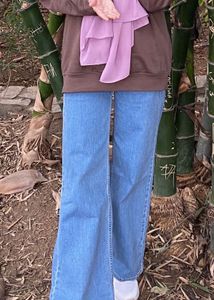 Classic Blue Wide-Leg Jeans