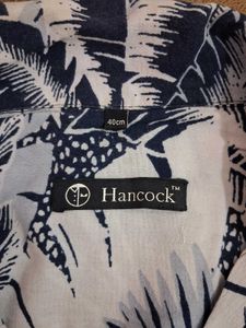 HANCOCK Tropical Print Shirt