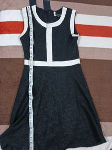 Fit &amp; Flare Black Dress