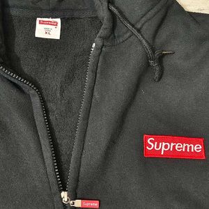 Supreme Hitchiker Black Zip Hoodie
