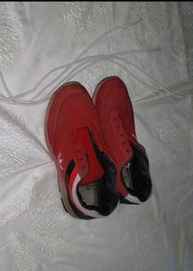 Vibrant Red Sneakers