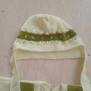 Brand New Handmade Knitted Baby Set - Adorable!