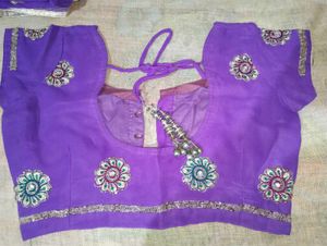 Heavy Purple Saree💜