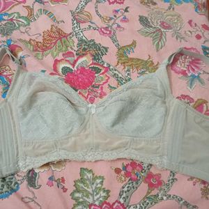 Comfortable Beige Lace Bra