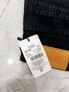 Shein Grey Denim Cargo Jeans