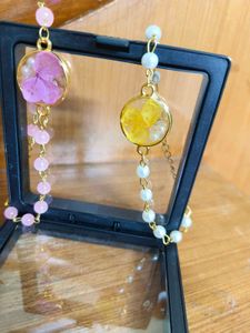 Dried Flower Resin breslet