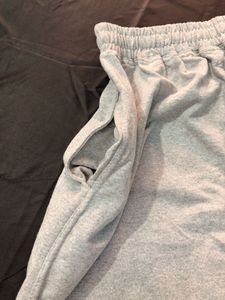 Grey Wide Leg Sweatpants