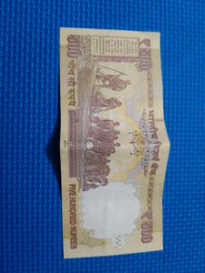 Old Indian Rs 500 Currency Note For Collections