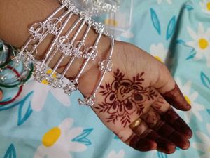Elegant Silver Anklets with Bells