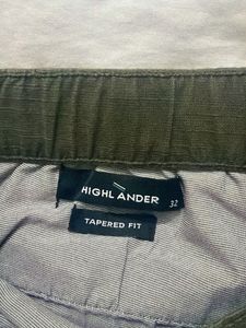 Olive Green Casual Pants