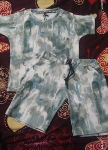 Stylish Abstract Print Co-ord Set