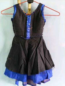 Royal Blue &amp; Gold Embroidered Lehenga Choli