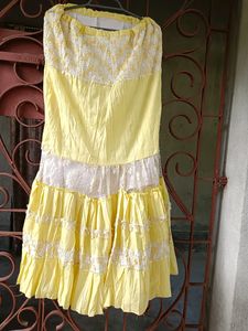 Yellow Colour Long Skirt For Women 💛💛💛