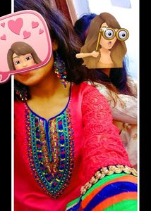 BEAUTIFUL PINK KURTA WITH EARRINGS🤌🏻