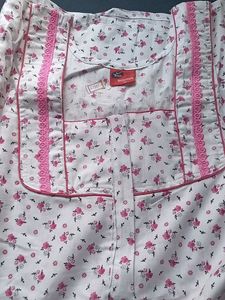 Pure Cotton Xl Nighty For Women