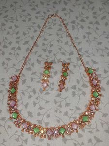Elegant Necklace and Earring Set
