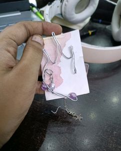 No Pierce 'Purple You' Earcuff