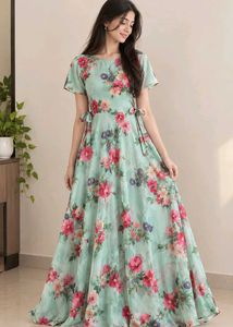 Beautiful Floral Maxi Dress