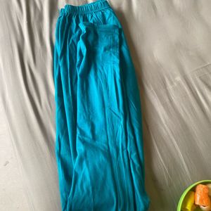 Teal Blue Palazzo Pants