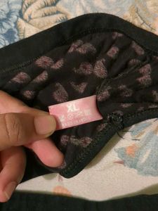 Black &amp; Pink Paisley Panties