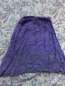 Flowy Purple Ethnic Skirt