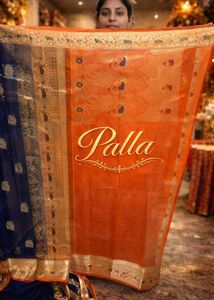 Neelkanthi Rajshree Semi Khaddi Georgette Saree
