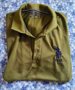 US Polo T-Shirt - Olive Green
