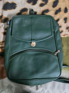 Stylish Backpack Set - Blue &amp; Green